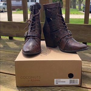 Coconuts by Matisse Getty Brown Snake boot